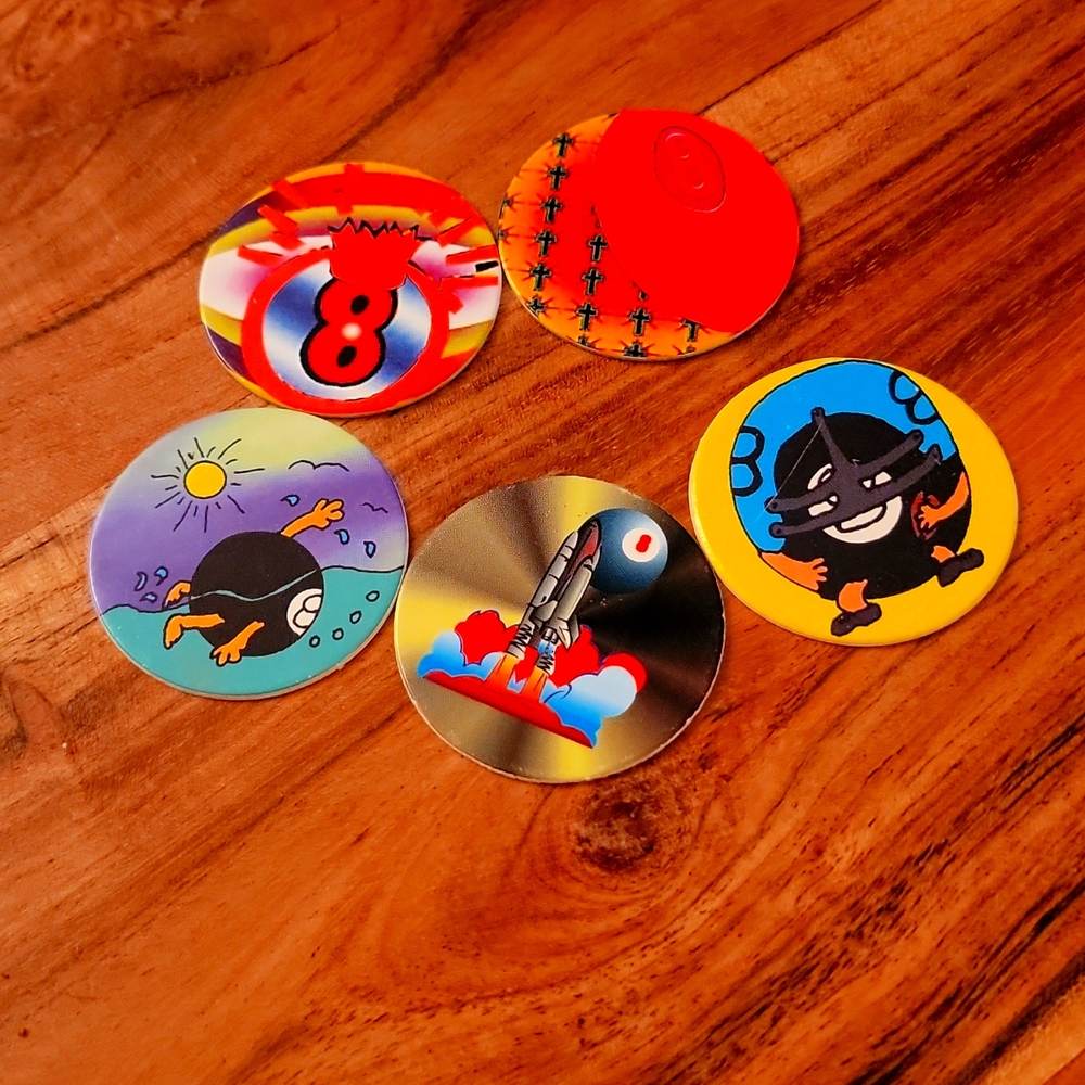 Random lot of 8ball pogs